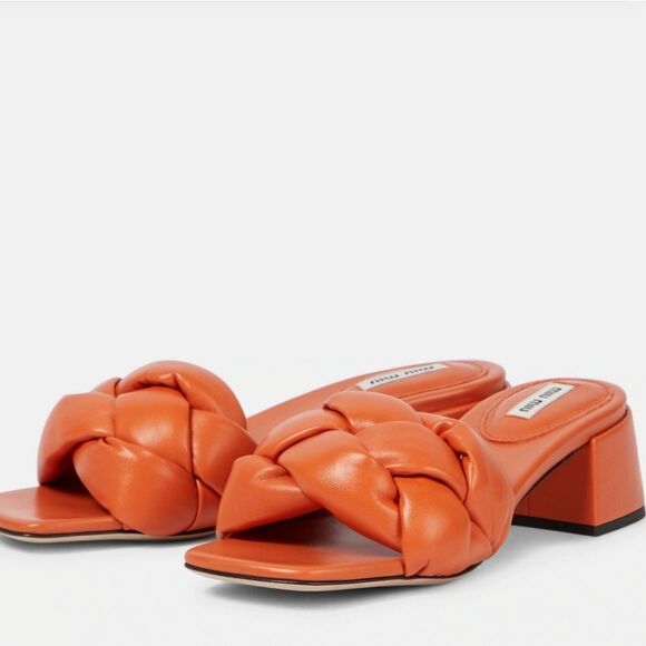 BRAND NEW NINE WEST BRAIDED STRAP DESIGN DETAIL CHUNKY HEELED MULE - Picture 3 of 15